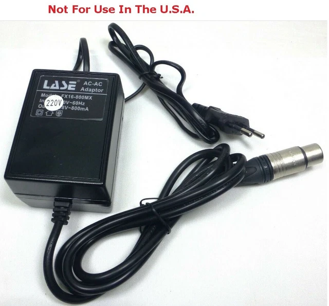 AC Adapter for Soundcraft Spirit Folio 10/2 ,F1 ,12/2 Power Charger 230V