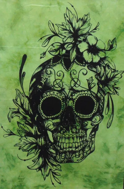 Poster teschio arazzo da appendere a parete mandala arazzo arte ossea decorazione casa lancio