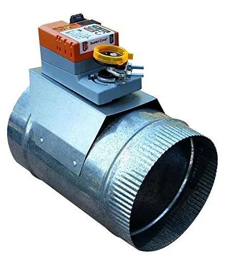 Zone Damper 6" Round Professional-HVAC Zoning - Preminum for Honeywell EWC Du...