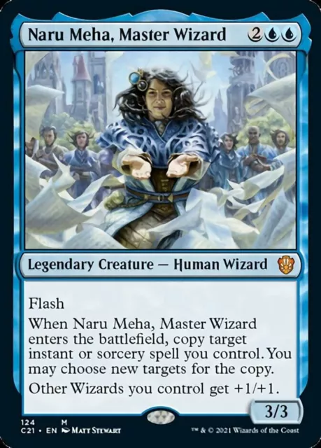 MTG - C21 - Naru Meha, Master Wizard Near Mint #124