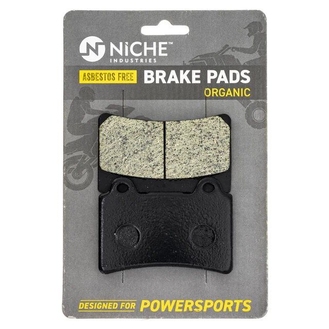 NICHE Brake Pad Set for Yamaha Royal Star 4NK-W0045-01-00 Front Organic