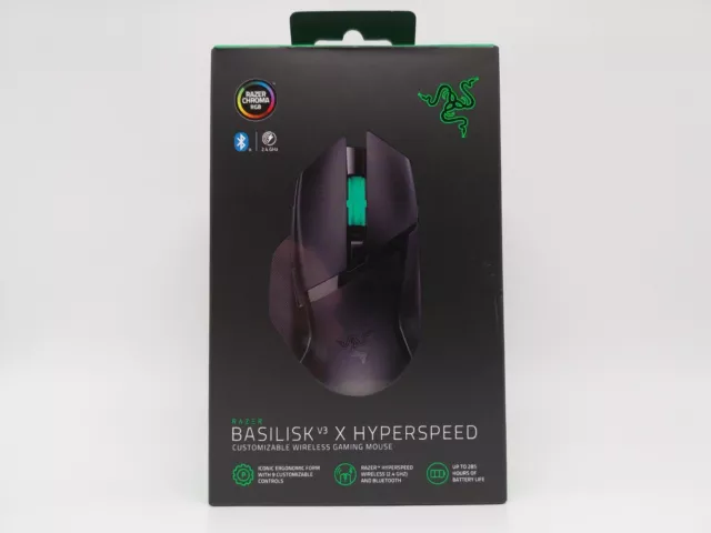 Razer Basilisk V3 X Hyper Speed Kabellose Gaming Sensor mit 18.000 DPI #KT681D