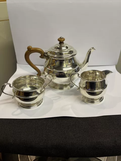 Set da tè argento Birmingham 1964 886 g