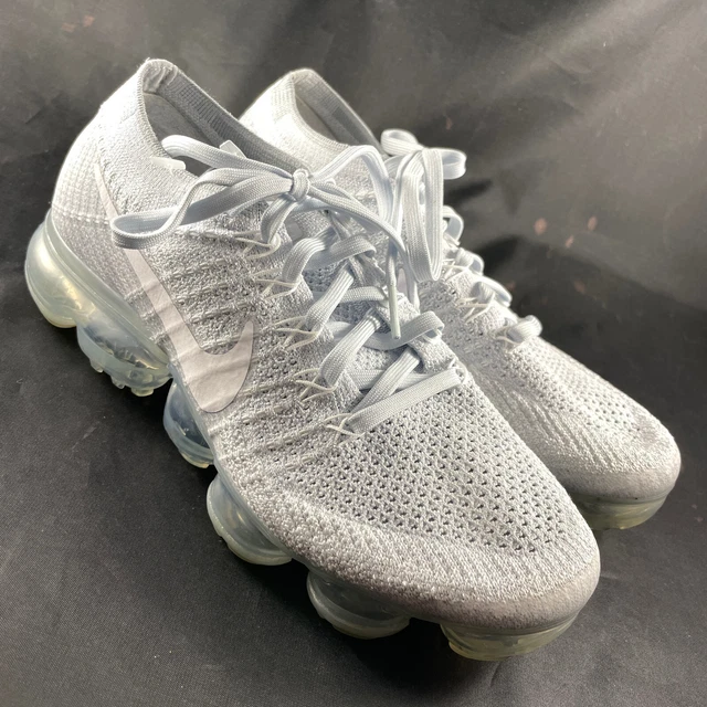 NIKE AIR VAPORMAX FLYKNIT 849557 004 Pure Platinum White Wolf Grey 7 US Women's