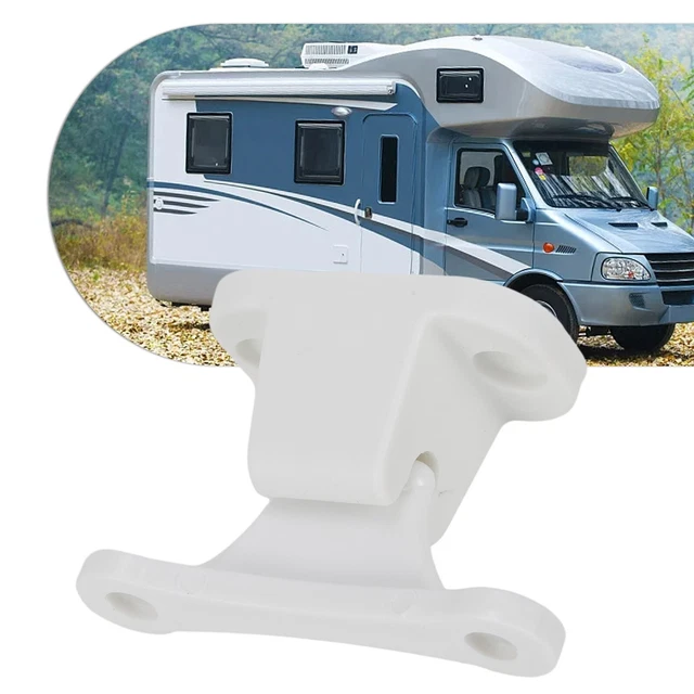 Lot De 3 Blocs Porte Pour Caravane/camping-car - En Nylon Blanc, Fixation En T, Vis Incluses, Compatible 35mm Et 48mm - 6