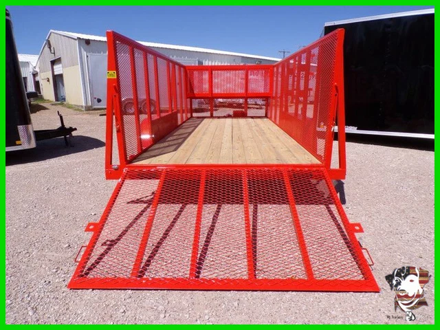 77 X 16 16ft Utility Landscape Lawn Mower Hunting Camping UTV ATV Trailers OK