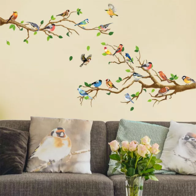 Tree Branch with Bird -Wall Sticker Bedroom Art Decal Room Home Office Decor New