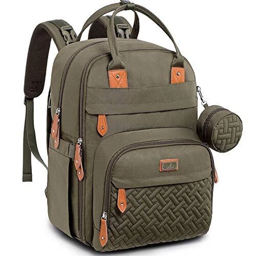 BabbleRoo Diaper Bag Backpack Nappy Changing Bags Multifunction Waterproof Tr...