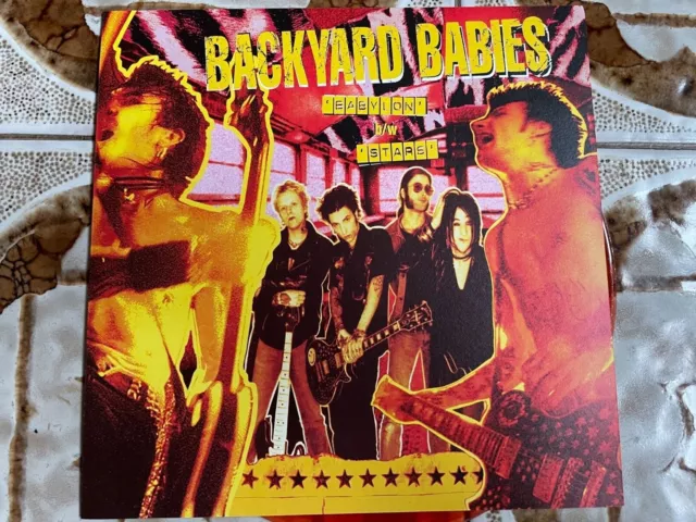 backyard babies Babylon red vinyl 7” RARE 