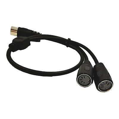 MIDI 5 broches organ Câble adaptateur audio MIDI/AT pour synthétiseur de clavier MIDI Câble d'extension MIDI DIN Prise mâle DIN à 90 degrés vers prise femelle 1,5 m 
