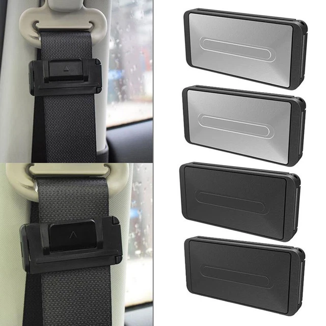 2Pc Adjustable Car Seat Belts Holder Stopper Buckle Clamp Safety Belt Clips