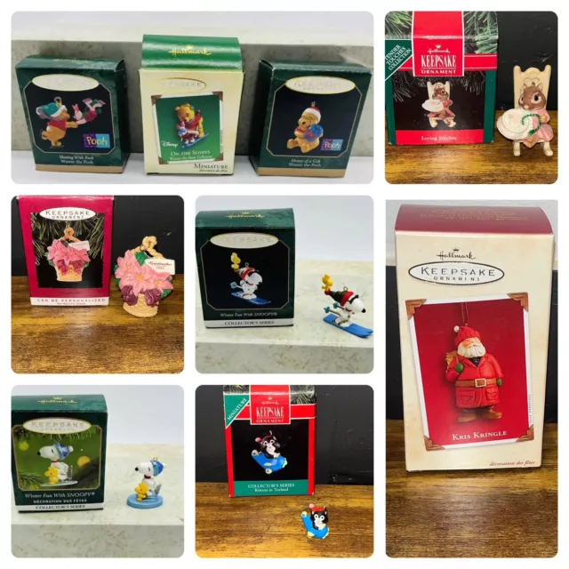 Hallmark Keepsake Ornaments - Mix & Match - Miniatures, Year, Snoopy & More!