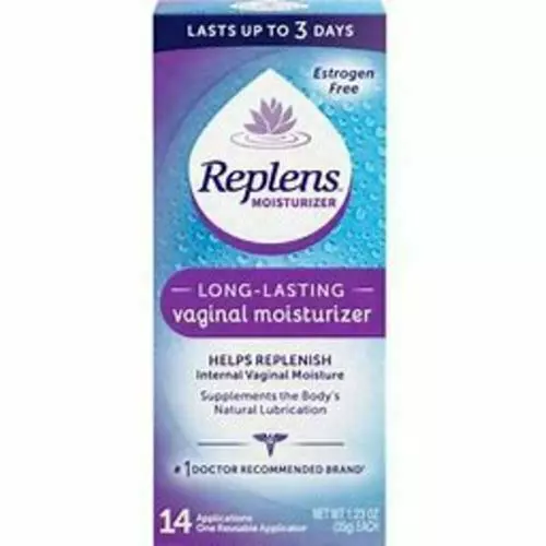 Hidratante vaginal de larga duración 2 UNK Replens 14 aplicaciones 1,23 oz 022600001072