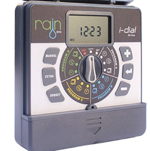 Programmatore Centralina I-Dial 4 6 8 12 Stazioni Rain Irrigazione Prati  Popup
