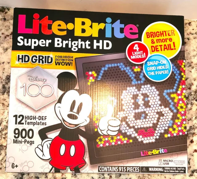 Lite-Brite - Super Bright HD - Disney 100 & Pixar