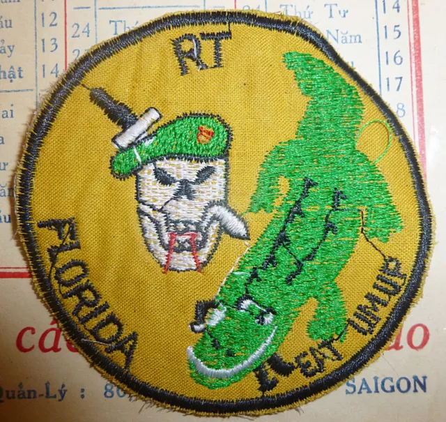 FLORIDA - Patch - Spike Recon Team - CCN MACV GREEN BERETS - Vietnam War - K.412