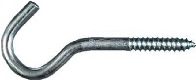 National Hardware N220-871 Steel 125 lbs. Capacity Screw Hook 4-1/2L in. 10 Pack