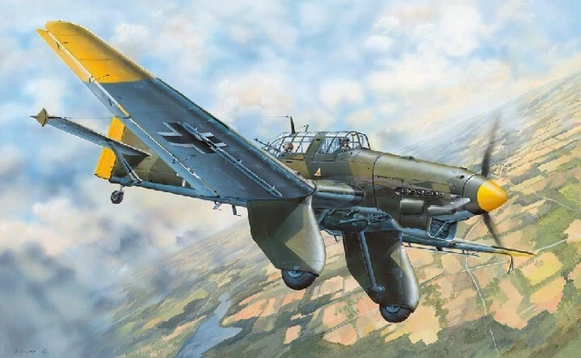 Trumpeter 03213 1:32 Junkers Ju87A Stuka German Dive Bomber Plastic Model Kit