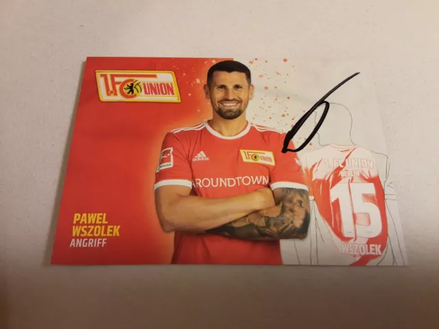 Signierte AK Pawel Wszolek Union Berlin NEU