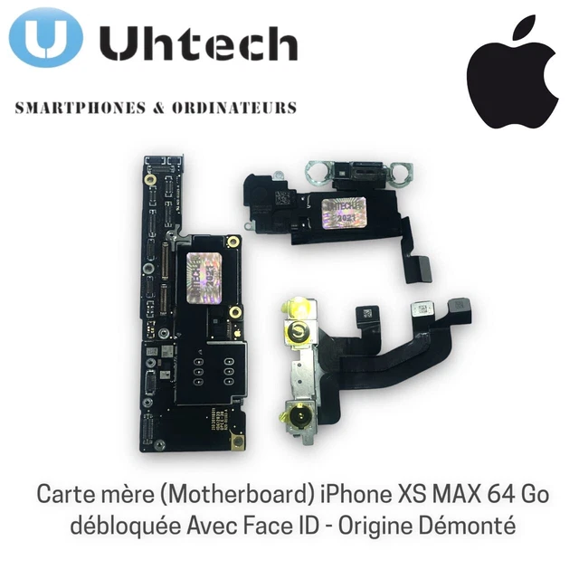 Carte Mère IPhone XS 64 Go - Débloquée, Avec Face ID (Occasion, Testée)