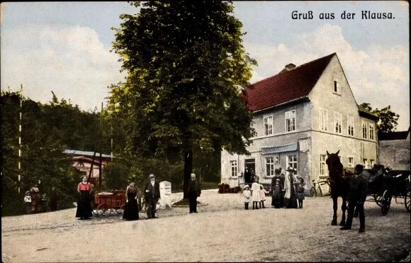 Ak Klausa Nobitz Altenburger Land, Gasthaus - 10850353