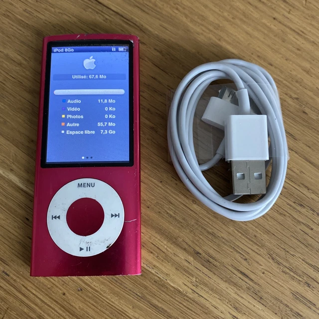 Apple Ipod Nano 16go 16gb - 5ème Génération - Avec Cable - Baladeur Mp3 - A1320