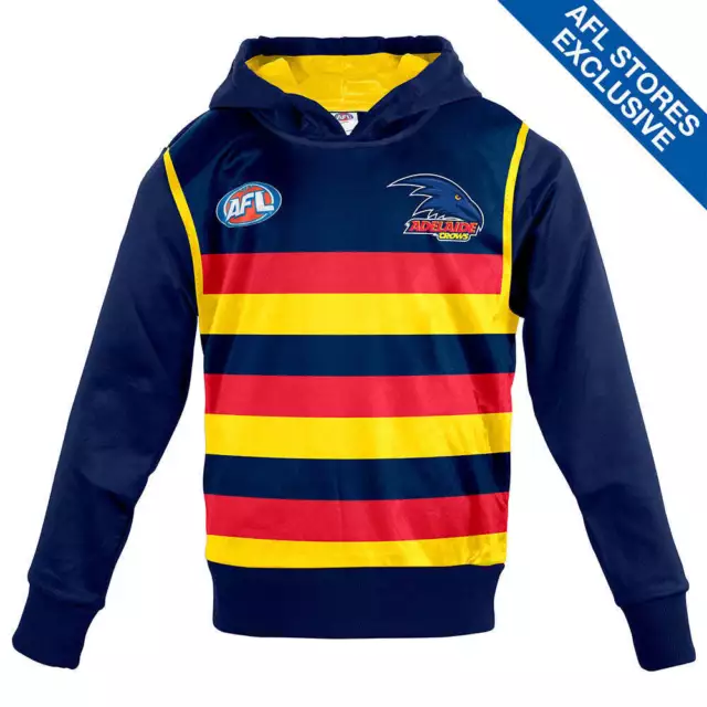 Adelaide Crows Youth Long-Sleeved Guernsey Hoody