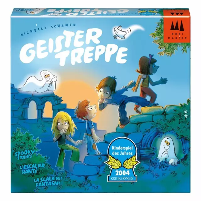 Schmidt Spiele Geistertreppe, Drei Magier Jeu de société pour enfants 2 à 4 j...