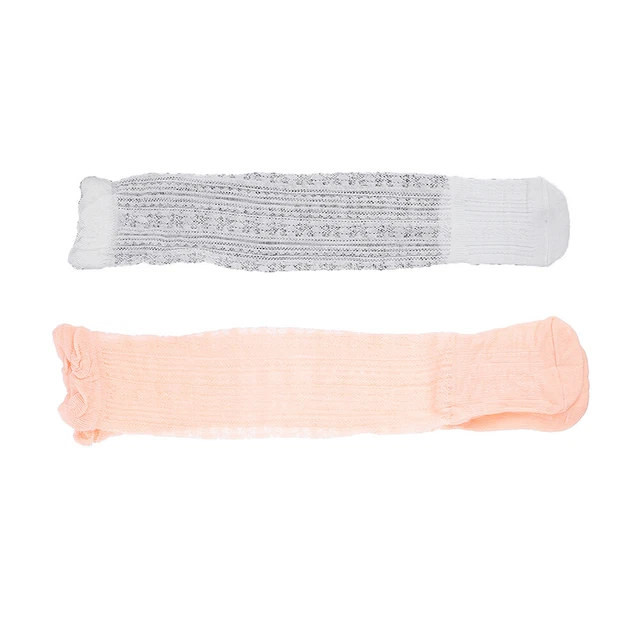 2 Pairs Mesh Ankle Socks Ice Silk Fishnet Stockings Kids Stockings Girl