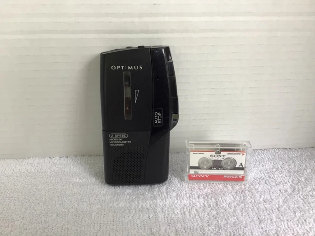 Optimus Micro 36 Microcassette Recorder 14-1163