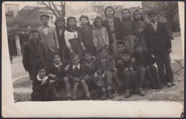 YZ3075 Foto De Clase - Roma - Fotografía Antiguo - 1920 Vintage Photo