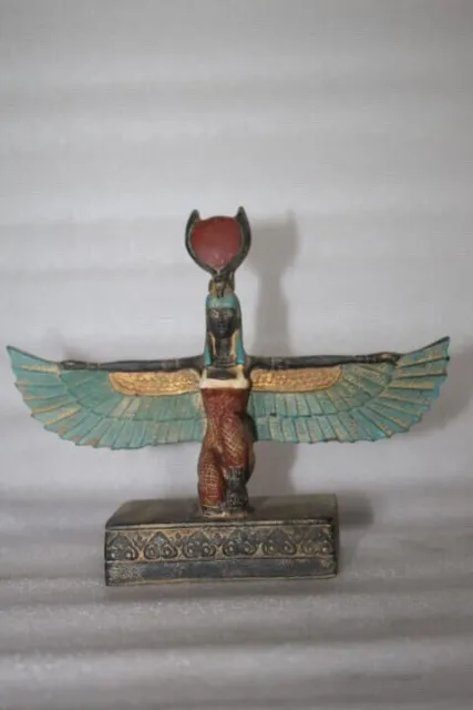Unique Statue Ancient Egyptian Antiquities Egyptian Winged Goddess Isis Egypt BC