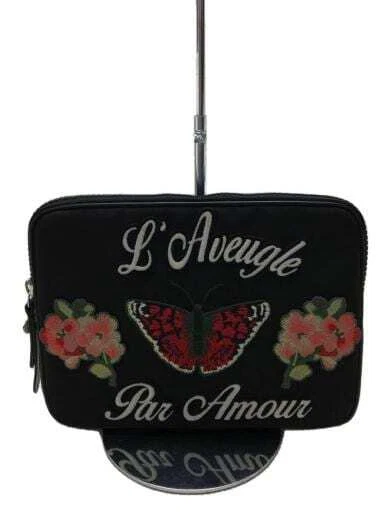 GUCCI Laptop Case Cotton Black 473883K1NRX1058