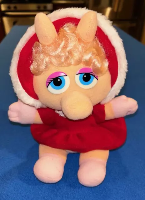 Muppet Baby Miss Piggy Plush Stuffed Animal Jim Henson Vintage McDonald's 1987