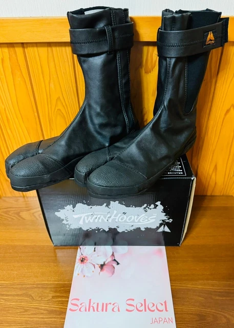 Sokaido Ninja Stiefel Tabi Schuhe Schwarz El Winds VO-80 US 6-11 / 24-29cm