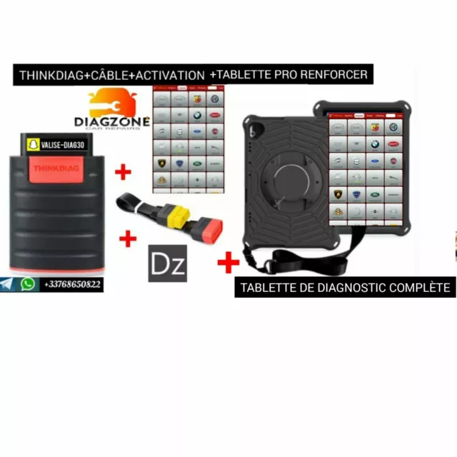 Tablette Diagnostic Auto Pro  Launch  Diagzone