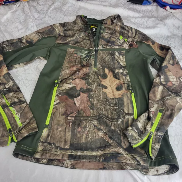Under Armour Storm Break Up Infinity Camo 1/4 Hoodie Sweatshirt Men's SMALL S