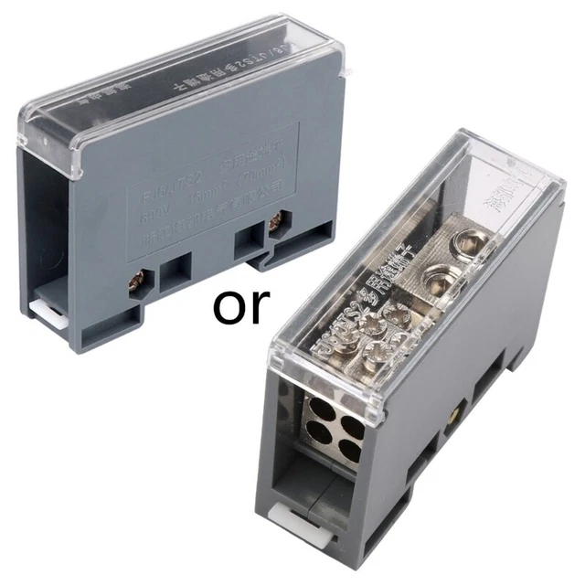 UKK80A Terminal Block Rail Distribution Box Universal Electric Wire Connector