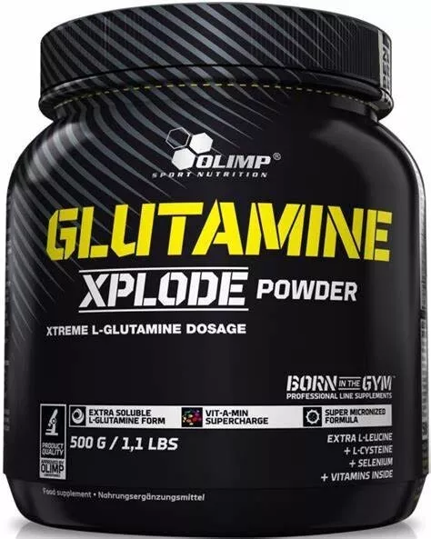 Olimp Glutamine XPLODE 500g Amino Acids Powder  L-Glutamine BCAA Pinneapple.