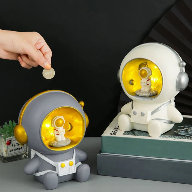 NOVELTY COIN JAR Home Decor Piggy Bank Practical Decoration Astronaut Child £13.58 PicClick UK