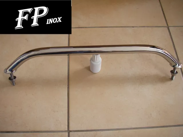 Main Courante Tube Ovale Inox 316 - Tige Filetée, Longueur 490 Mm, Marque FP INOX, Neuve