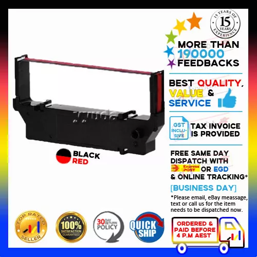 4x Black & Red Generic Ink Ribbon for Star RC700BR SP700 SP712 SP742 Printer