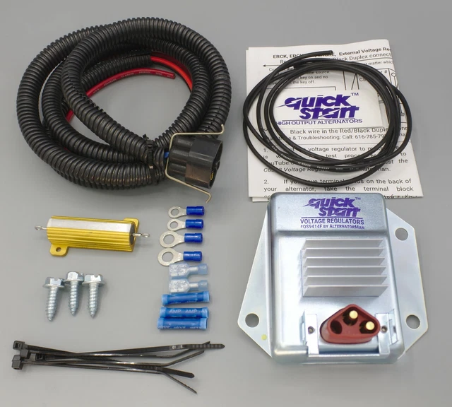 DODGE,CHRYSLER, JEEP EXTERNAL Regulator Kit, Super Duty Finned Voltage