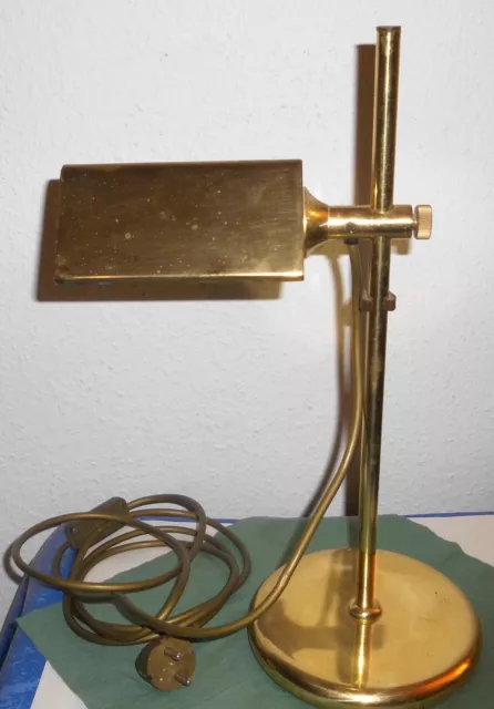 dekorative Klavierlampe, Schreibtischlampe, Bankerlampe, Tischlampe schwer 2,7Kg