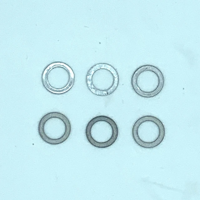 FUEL INJECTOR LEAKOFF Line Aluminum Sealing Washer Set Perkins 3 Cyl