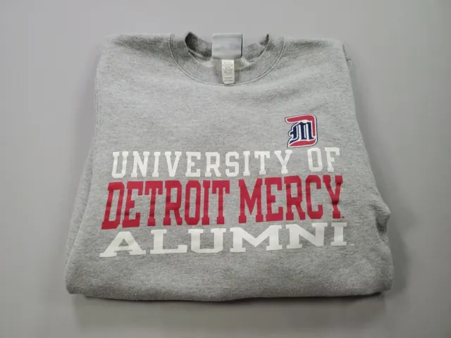 VTG 90s University of Detroit Mercy Champion Sweatshirt XS Gray Crewneck Alumni
