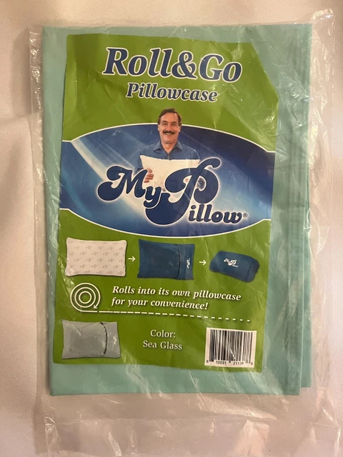 My Pillow GoAnyWhere Roll & Go Travel Pillowcase Sea Glass