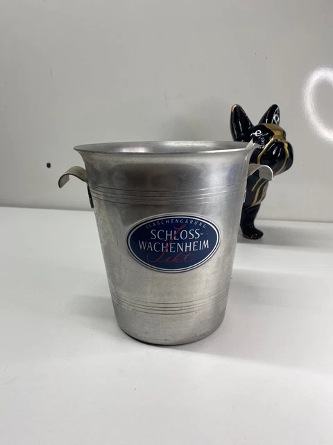 Seau à Champagne Veuve Clicquot Ponsardin Vintage – Aluminium, Hauteur 20 Cm