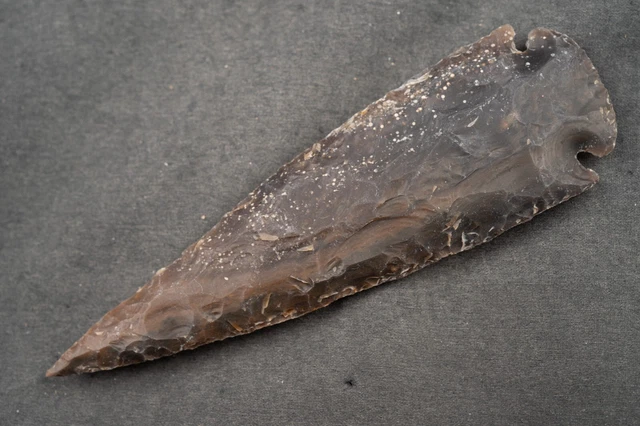 5.1" Flint Spearhead AMAZING COLOR USA Spear Point Knife Blade Arrowhead 584 5.1" Flint Spearhead AMAZING COLOR USA Spear Point Knife Blade Arrowhead 584