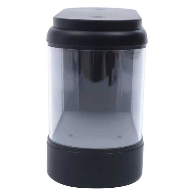 Mini Fish Aquarium Small Desktop Water Cycle Grass Tank Silent Landscape Betta 10